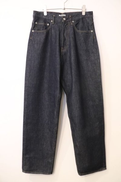 画像1: AURALEE (オーラリー)   HARD TWIST DENIM WIDE PANTS / ハードツイストデニムワイドパンツ (1)