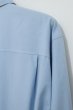 画像4: AURALEE (オーラリー)   WASHED FINX TWILL BIG SHIRT / ウォッシュドフィンクスツイルビッグシャツ - S.BLUE (4)