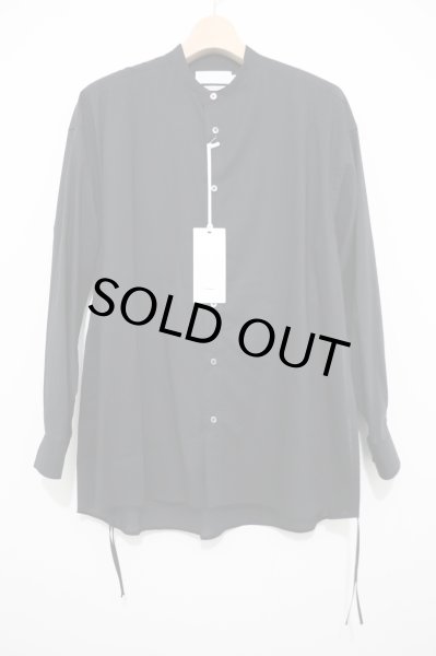 画像1: Graphpaper  women's (グラフペーパー ウィメンズ)    Silicon Lawn Drawstring Band Collar Shirt / シリコンローン ドローストリングバンドカラーシャツ (1)