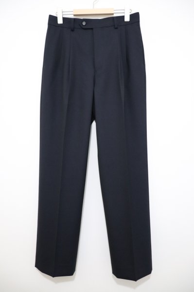 画像1: AURALEE(オーラリー)  　WOOL KID MOHAIR HOP SACK TWO-TUCK SLACKS / ウールキッドモヘア 2タックスラックス (1)