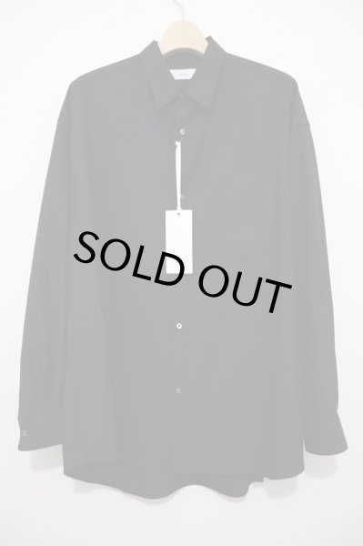 画像1: Graphpaper (グラフペーパー)    Extra Fine Wool L/S Oversized Regular Collar Shirt / エクストラファインウール長袖オーバーサイズレギュラーカラーシャツ (1)