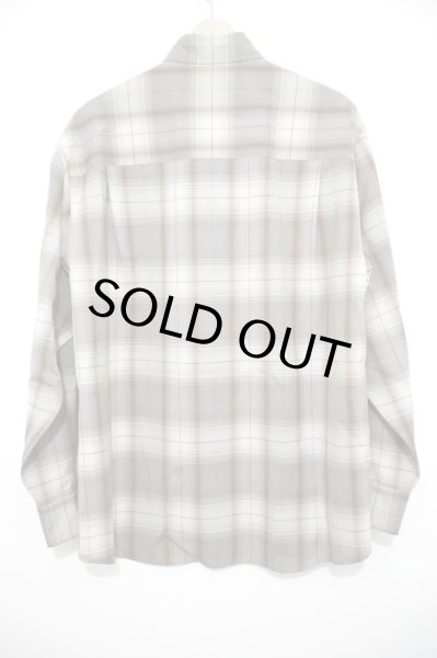 AURALEE(オーラリー) SUPER LIGHT WOOL CHECK SHIRT / スーパー