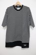 画像1: COMME des GARCONS HOMME (コムデギャルソンオム)　   綿天竺 ボーダー切替え TEE (1)