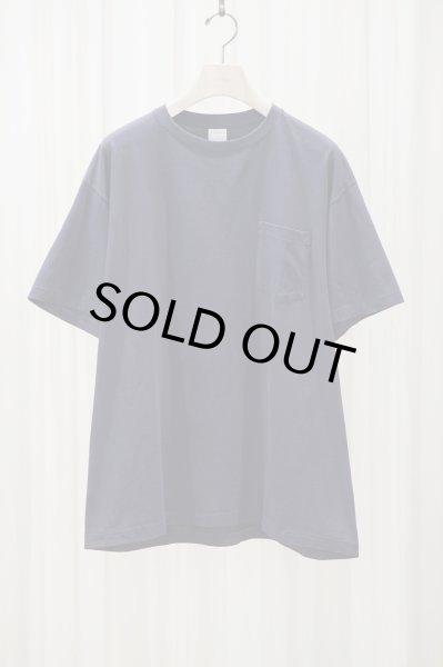 画像1: COMOLI (コモリ)  　サープラス Tシャツ - NAVY (1)