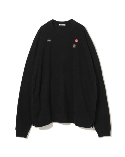 画像1: UNDERCOVER (アンダーカバー) 　　バッジ刺繍 パイルL/S Tシャツ (1)