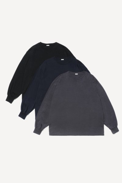 画像1: A.PRESSE (アプレッセ)   　Cashmere Blend L/S T-Shirt  / カシミヤブレンド 長袖Ｔシャツ (1)