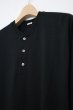画像3: A.PRESSE (アプレッセ)   　Cashmere Blend L/S Henley Neck Shirt  / カシミヤブレンド 長袖ヘンリーネックシャツ (3)
