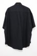 画像2: Graphpaper (グラフペーパー)    Oxford S/S Oversized B.D Pullover Shirt / オックスフォード半袖オーバーサイズボタンダウンプルオーバーシャツ (2)