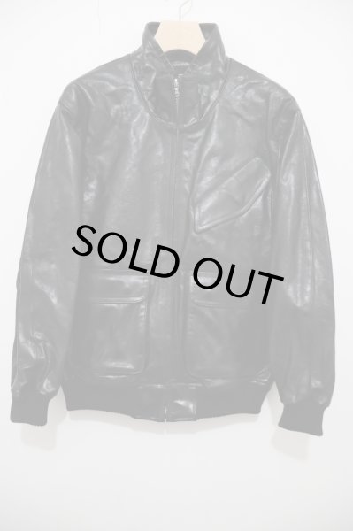 画像1: AURALEE(オーラリー)  　LAMB LEATHER ZIP BLOUSON / ラムレザージップブルゾン (1)