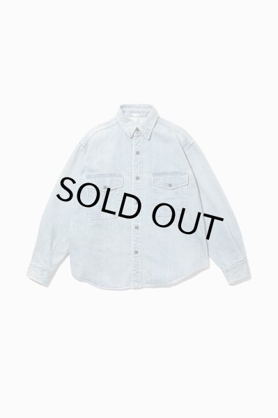 画像1: A.PRESSE (アプレッセ)   　 Vintage Denim CPO Shirt / ヴィンテージデニムCPOシャツ (1)