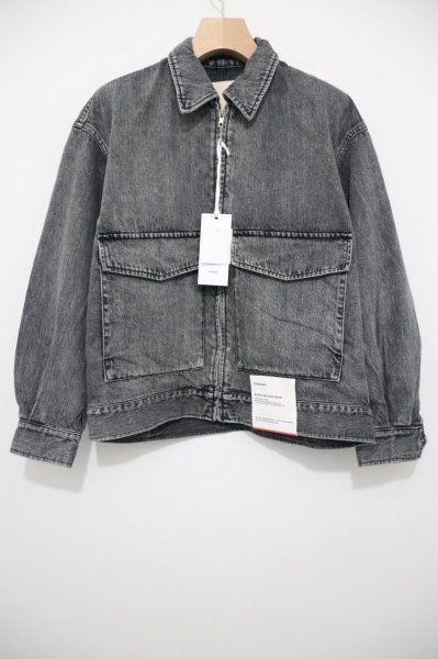 画像1: Graphpaper (グラフペーパー)     Selvage Denim Zip Jacket / セルヴィッチデニム ジップジャケット - LIGHT FADE - (1)