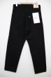 画像2: Graphpaper (グラフペーパー)    Selvage Denim Five Pocket Tapered Pants / セルヴィッチデニム 5ポケットテーパードパンツ -BLACK WASHED- (2)