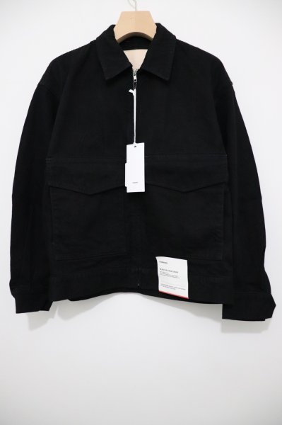 画像1: Graphpaper (グラフペーパー)     Selvage Denim Zip Jacket / セルヴィッチデニム ジップジャケット - WASHED - (1)
