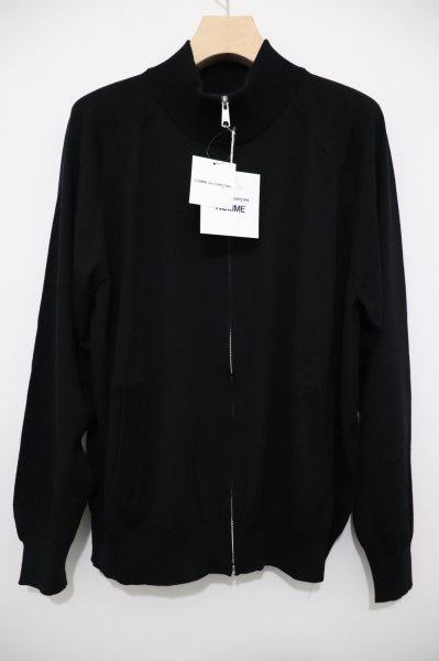 画像1: COMME des GARCONS HOMME (コムデギャルソンオム)　   ジップアップウールニット (1)