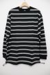 画像1: COMME des GARCONS HOMME (コムデギャルソンオム)　   コットンボーダー スピンドルTシャツ (1)