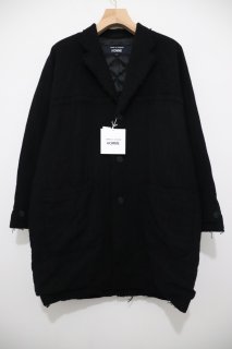 【コロ様 専用】20AW コムデギャルソン オム ウールサージ縮絨コート 黒 コムデギャルソンオム COMME des GARCONS HOMME 24AW ウール