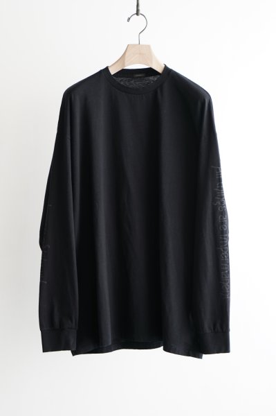 画像1: COMOLI (コモリ)   　 コットンカシミヤ 長袖Tシャツ (1)