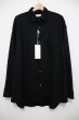 画像1: Graphpaper (グラフペーパー)     Wool Smooth Flannel Oversized Regular Collar Shirt / ウールスムースフランネル オーバーサイズレギュラーカラーシャツ (1)