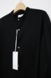 画像3: Graphpaper (グラフペーパー)     Wool Smooth Flannel Oversized Band Collar Shirt / ウールスムースフランネル オーバーサイズバンドカラーシャツ (3)