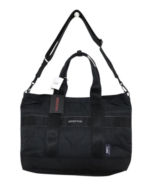 画像1: COMME des GARCONS HOMME (コムデギャルソンオム) × BRIEFIN(ブリーフィング)　   ナイロンリップキルティングショルダーバッグ (1)
