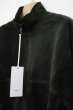 画像3: Graphpaper (グラフペーパー)     Wool Boa Zip-Up Blouson / ウールボアジップアップブルゾン - GREEN (3)