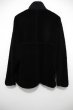 画像2: Graphpaper (グラフペーパー)     Wool Boa Zip-Up Blouson / ウールボアジップアップブルゾン - BLACK (2)