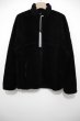 画像1: Graphpaper (グラフペーパー)     Wool Boa Zip-Up Blouson / ウールボアジップアップブルゾン - BLACK (1)