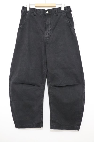 画像1: COMME des GARCONS HOMME (コムデギャルソンオム)　   綿オックス 製品加工ワイドパンツ (1)