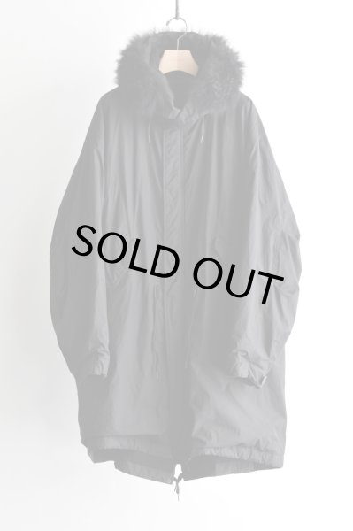 画像1: COMOLI (コモリ)     コットンナイロン ミリタリーフーデッドコート (1)