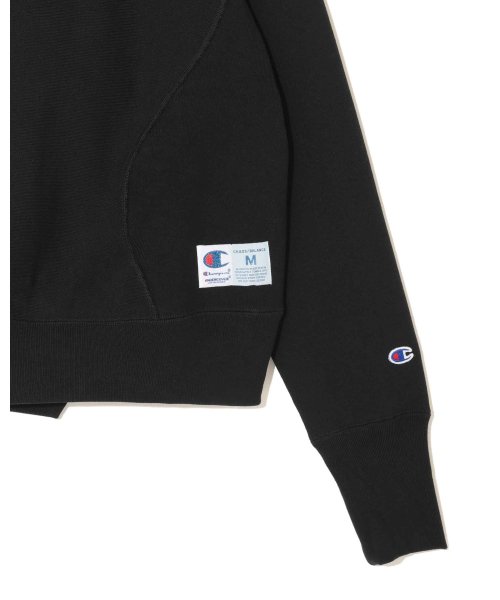 画像6: UNDERCOVER (アンダーカバー) × Champion(チャンピオン)　　 ビーズ刺繍アシンメトリー切替P/Oスウェット (6)