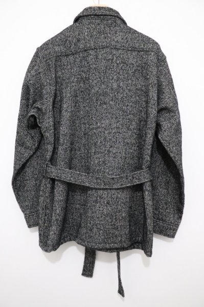 画像2: awasa (アワサ)   　ファンシーツイードベルテッドジャケット  (2)
