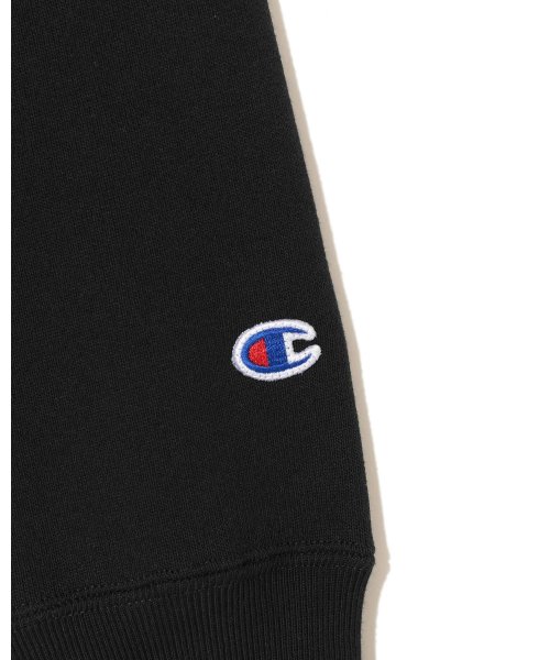 画像7: UNDERCOVER (アンダーカバー) × Champion(チャンピオン)　　 ビーズ刺繍アシンメトリー切替P/Oスウェット (7)