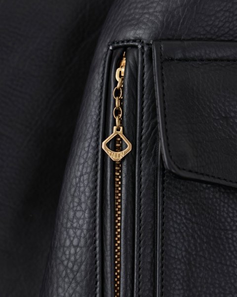 画像5: NICENESS (ナイスネス)    RUSSELL / オイルドカーフ レザーA2ジャケット (5)