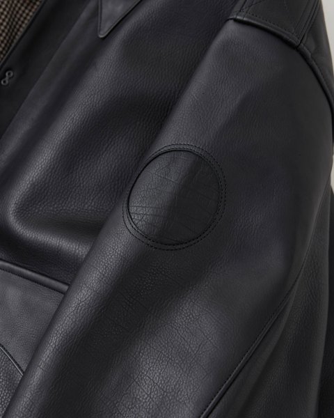 画像9: NICENESS (ナイスネス)    RUSSELL / オイルドカーフ レザーA2ジャケット (9)