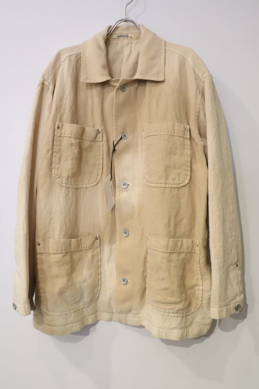 AURALEE オーラリー WASHI BLOUSON CANVAS DUCK