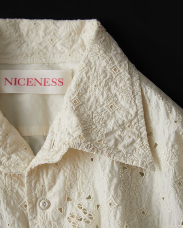 NICENESS GILLAN / カットワークシャツ L | gulatilaw.com