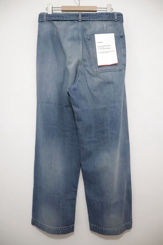 Graphpaper (グラフペーパー) Selvage Denim Belted Pants / セルヴィッチデニム ベルテッドパンツ  Graphpaper