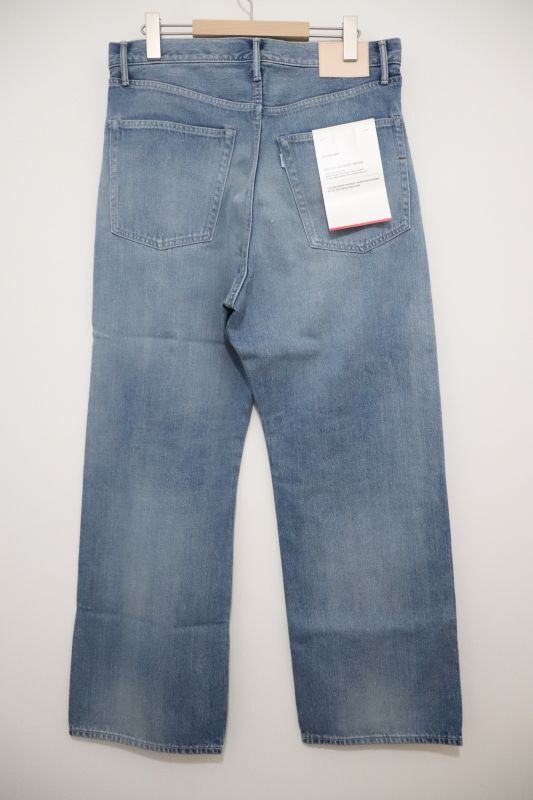 Graphpaper (グラフペーパー) Selvage Denim Five Pocket Wide Straight Pants / セルヴィッチ デニム 5ポケットワイドストレートパンツ Graphpaper