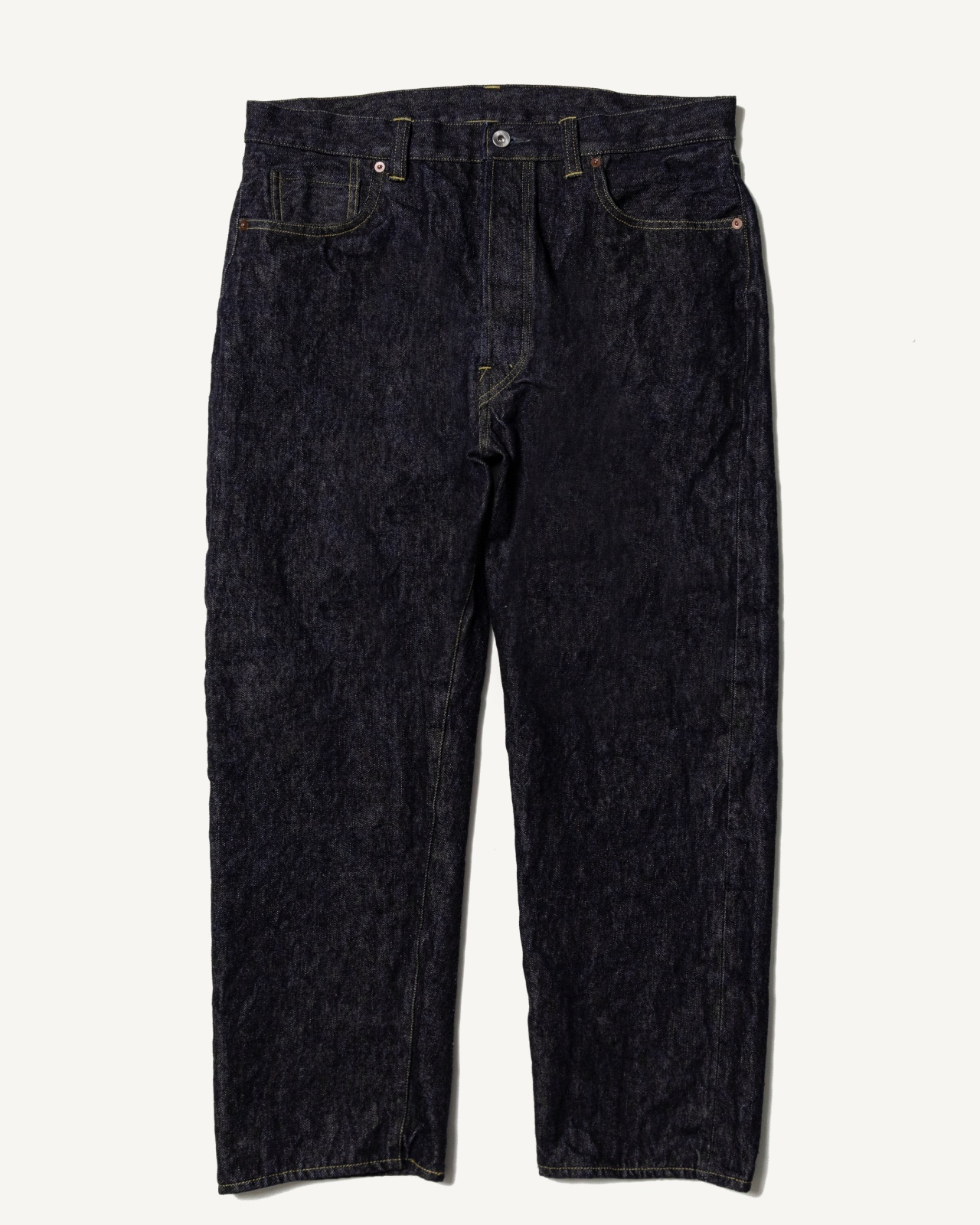 A.PRESSE (アプレッセ) Washed Denim Wide Pants / ウォッシュドデニムワイドパンツ A.PRESSE