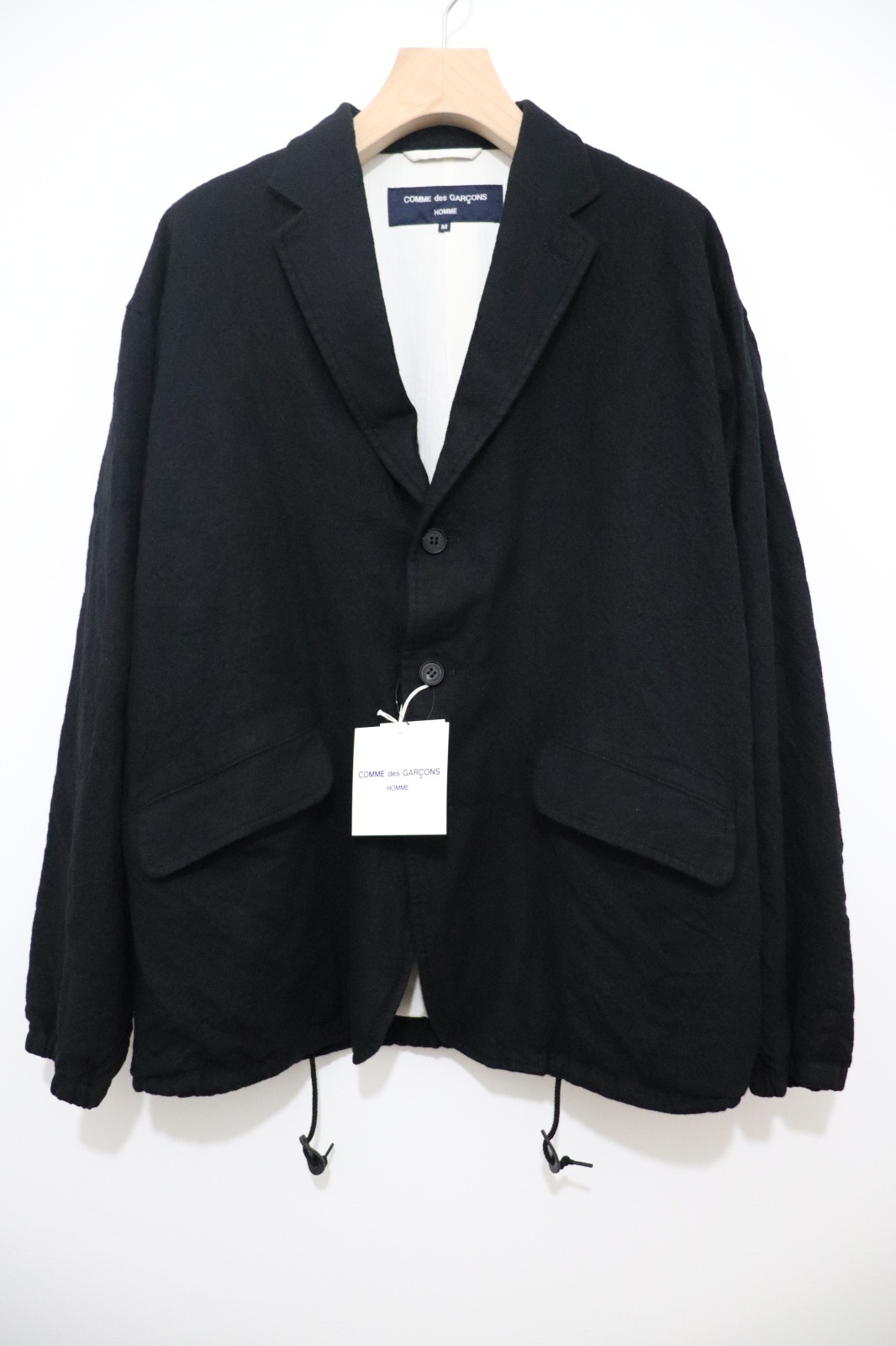 COMME des GARCONS HOMME (コムデギャルソンオム) ウールサージ 製品縮絨ジャケット COMME des GARCONS  HOMME