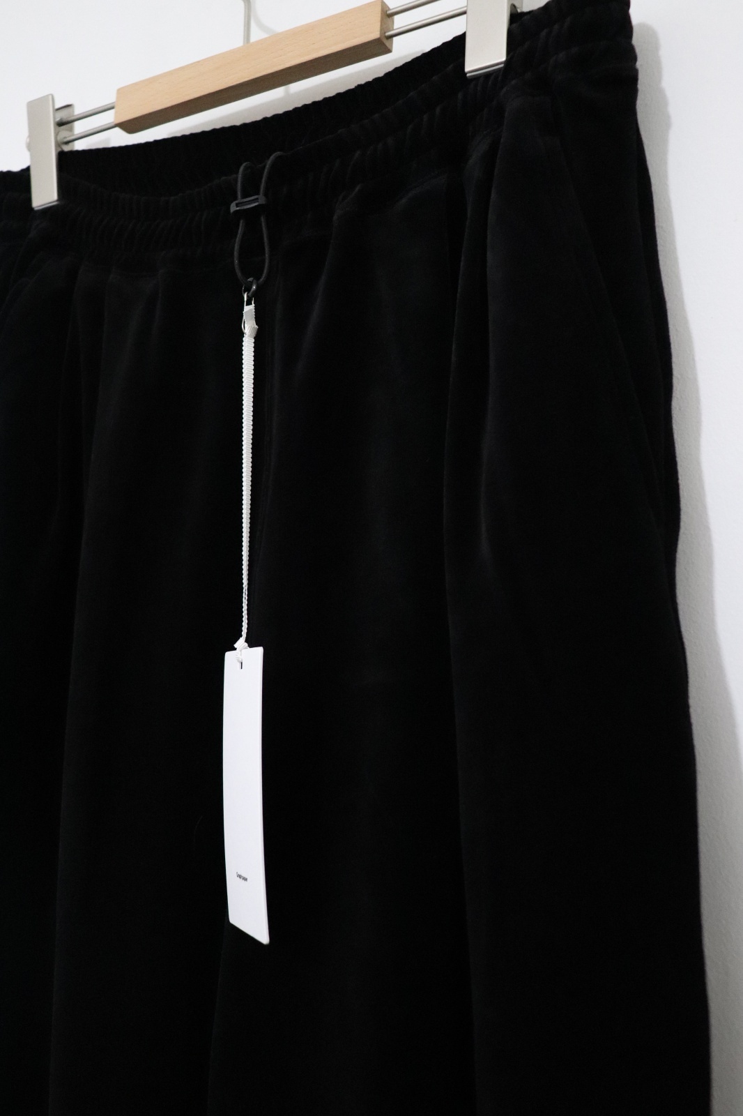 【未使用】Graphpaper グラフペーパー イージーパンツ メンズ ブラック Graphpaper (グラフペーパー) Cotton Linen Moleskin Two Tuck