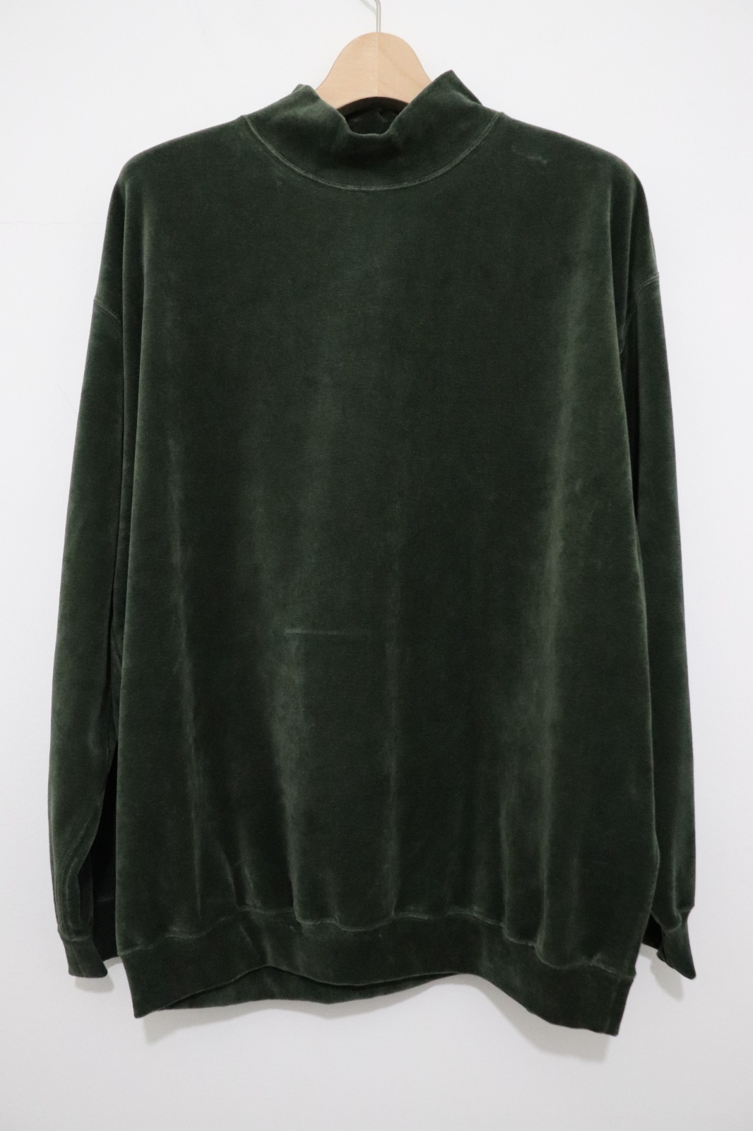 トップス graphpaper Compact Velour Mock Neck Compact Velour Mock Neck – Graphpaper