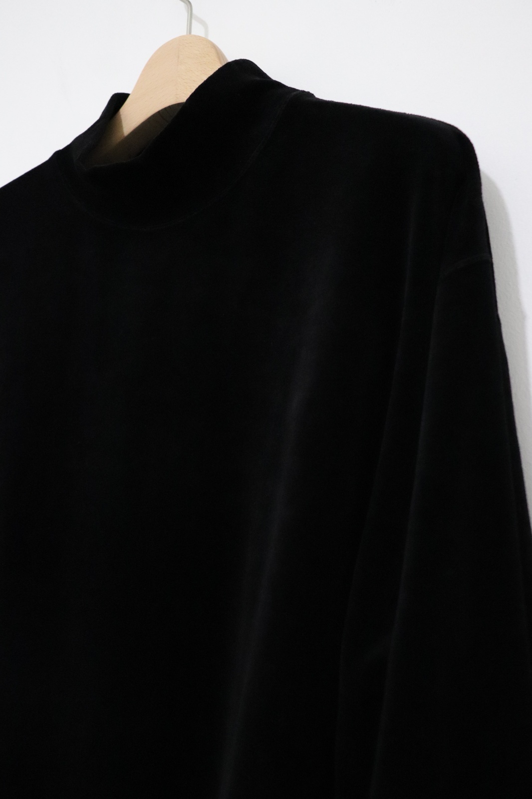 トップス graphpaper Compact Velour Mock Neck Graphpaper - Compact Velour Mock Neck / GREGE | Stripe