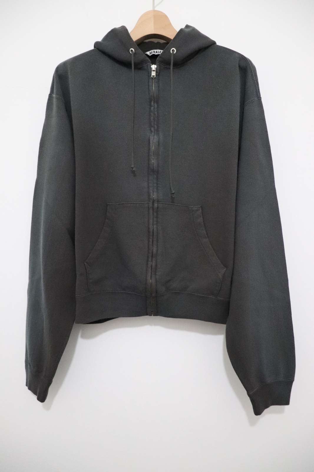 AURALEE(オーラリー) PRODUCT DYED PIMA LIGHT SWEAT ZIP PARKA