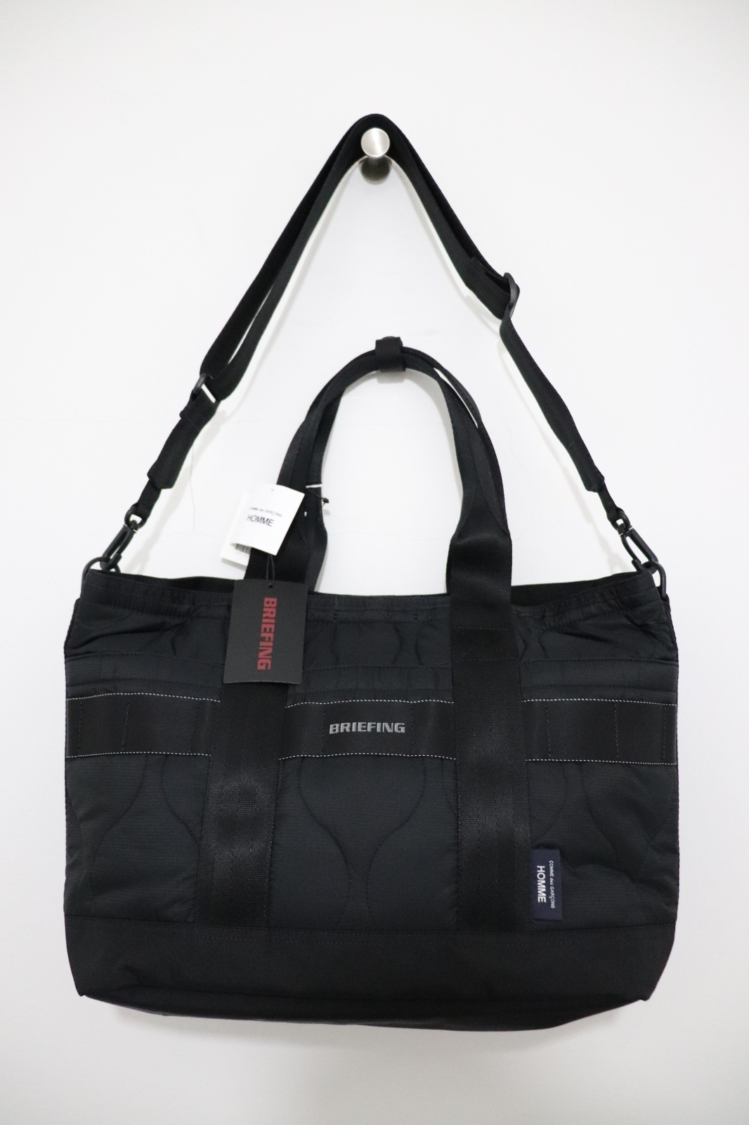 別注 コムデギャルソンオム×ブリーフィング コブラバックルベルト ナイロン 7f4128d8ada59e489393e4c833a374